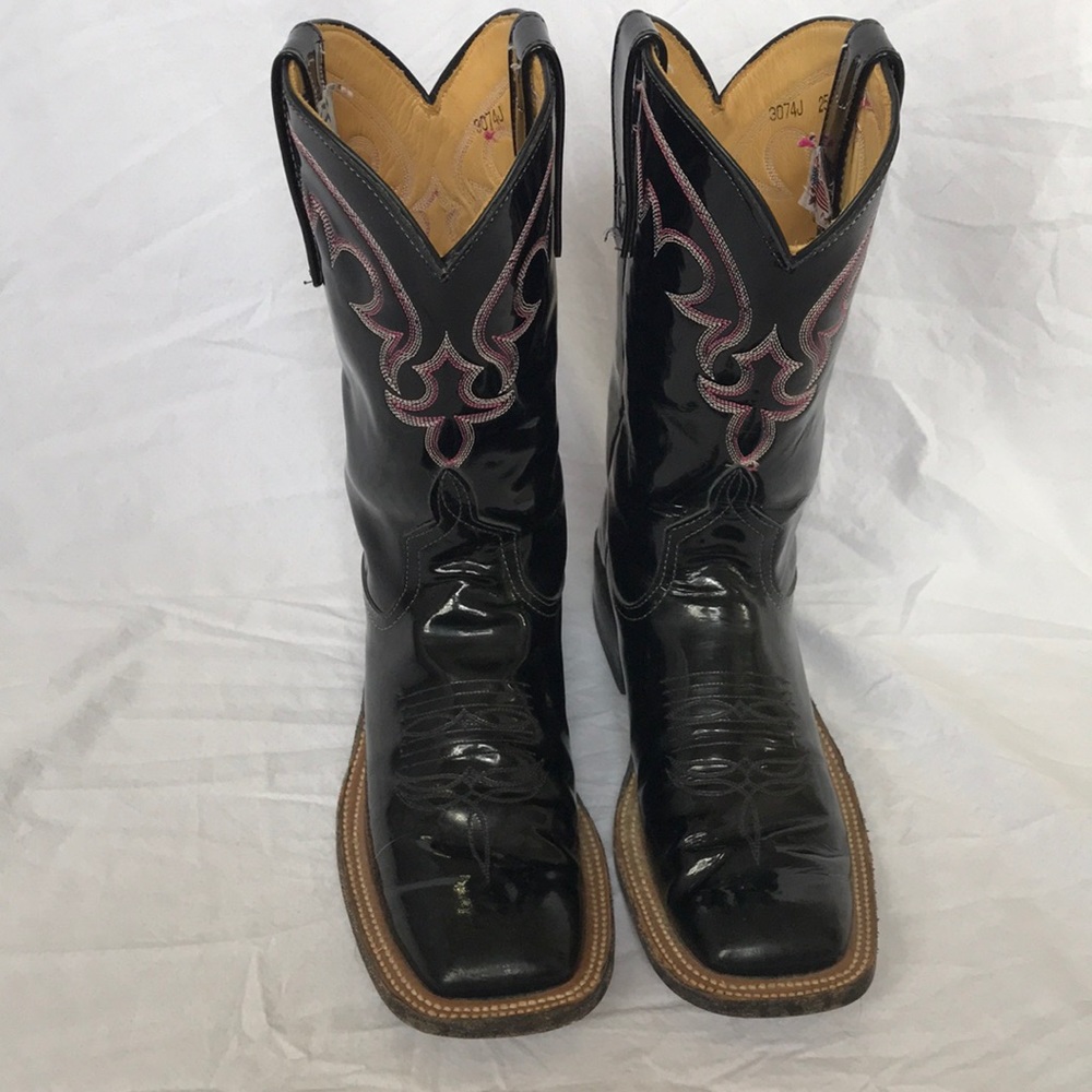 Anderson Bean patent boots